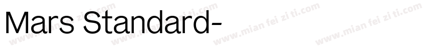 Mars Standard字体转换